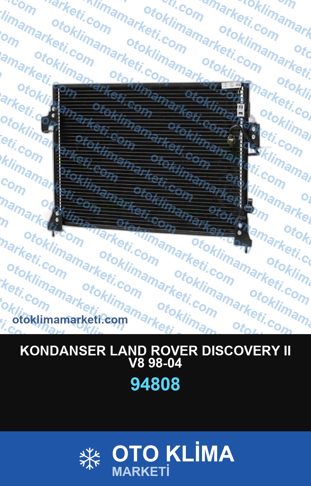 KONDANSER LAND ROVER DISCOVERY II V8 98-04