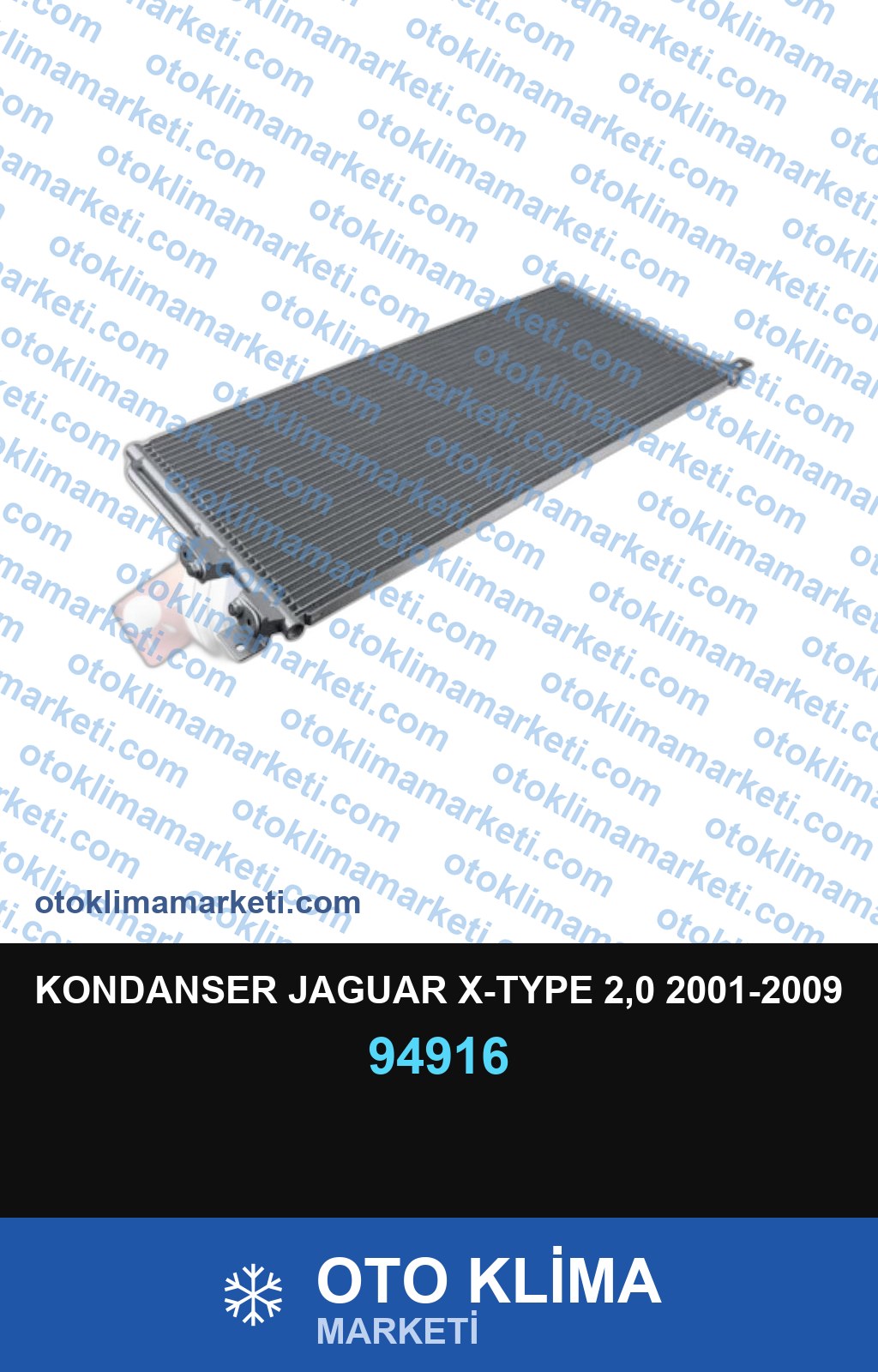 KONDANSER JAGUAR X-TYPE 2,0 2001-2009