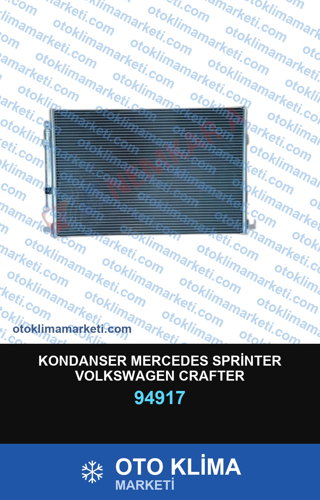 KONDANSER MERCEDES SPRİNTER VOLKSWAGEN CRAFTER