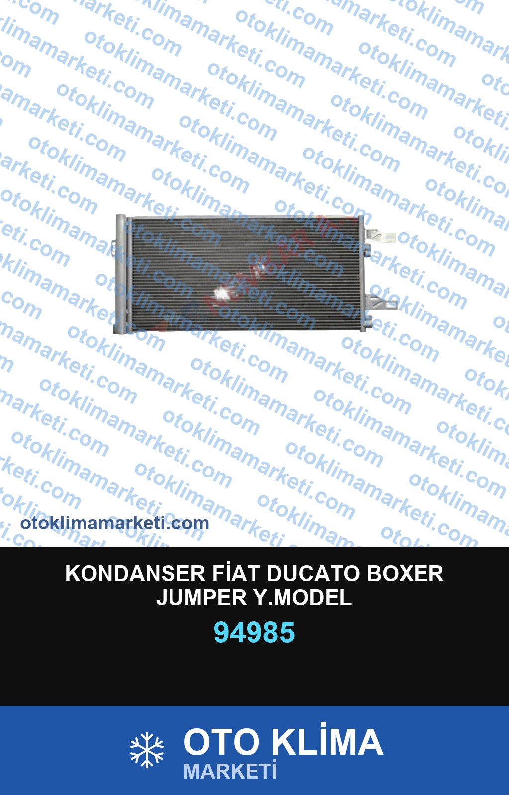 KONDANSER FİAT DUCATO BOXER JUMPER Y.MODEL