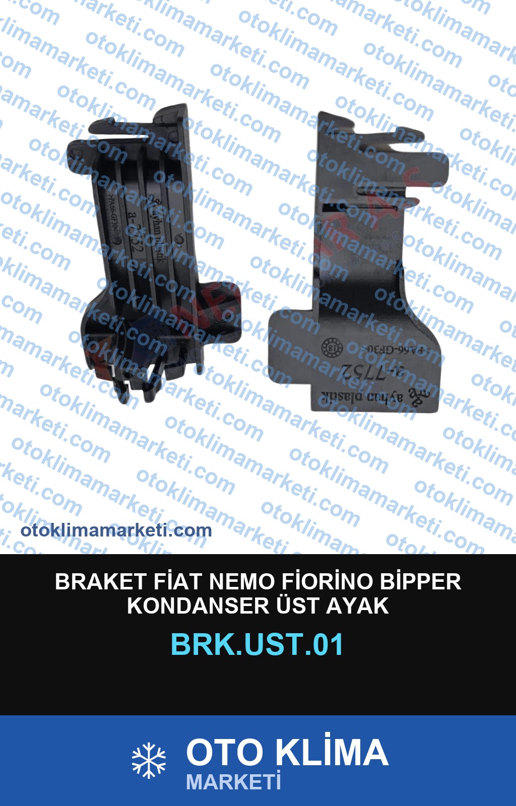 BRAKET FİAT NEMO FİORİNO BİPPER KONDANSER ÜST AYAK