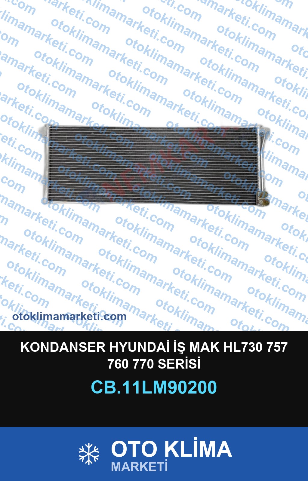 KONDANSER HYUNDAİ İŞ MAK HL730 757 760 770 SERİSİ