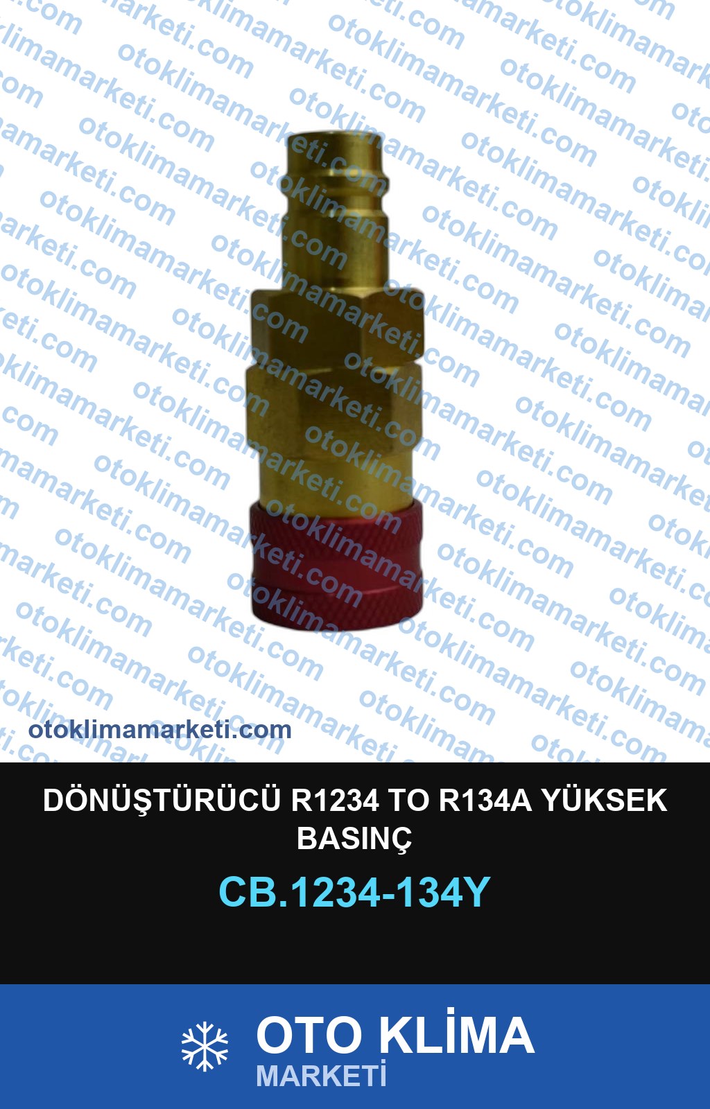 DÖNÜŞTÜRÜCÜ R1234 TO R134A YÜKSEK BASINÇ