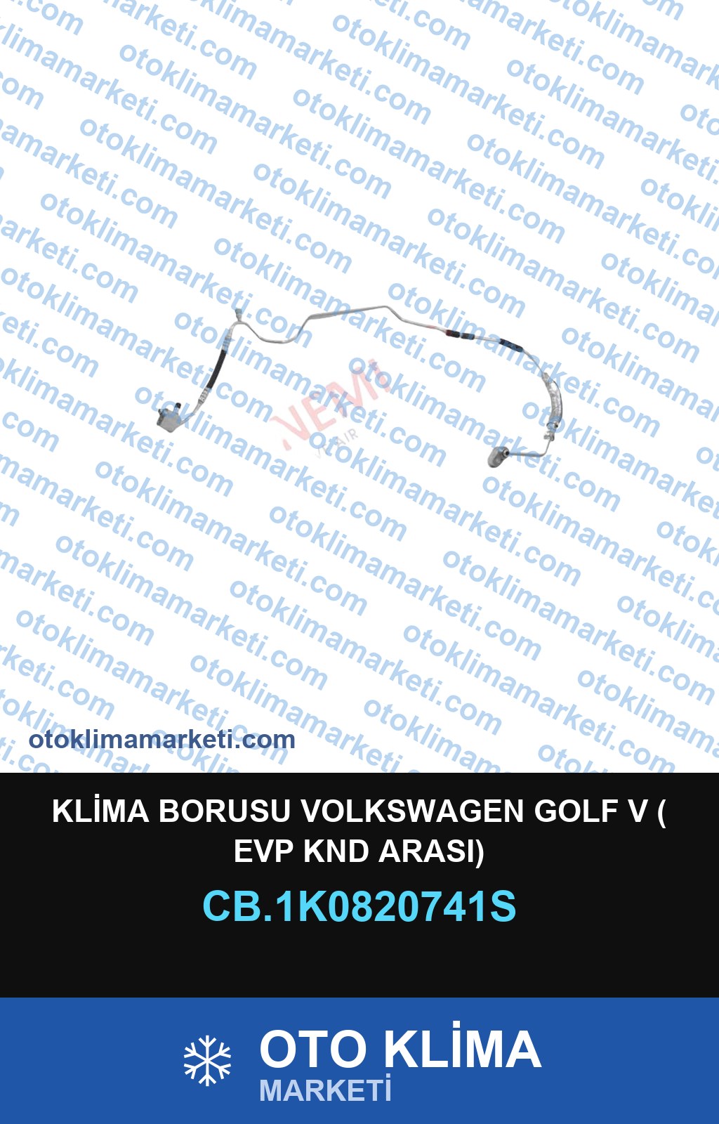 KLİMA BORUSU VOLKSWAGEN GOLF V ( EVP KND ARASI)