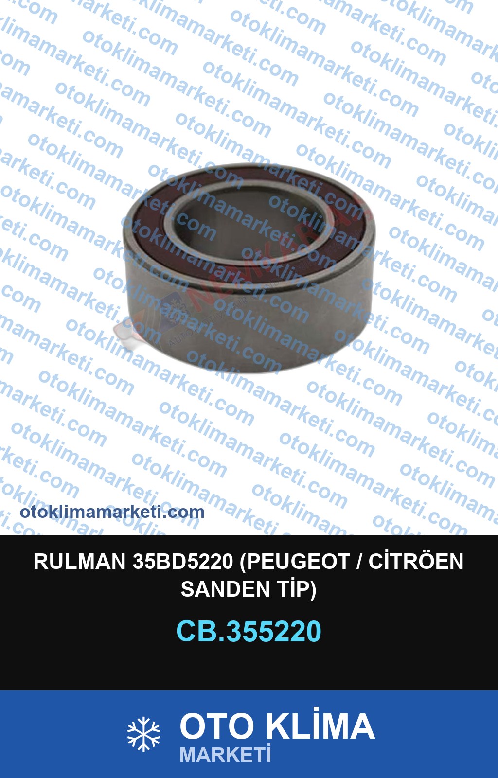 RULMAN 35BD5220 (PEUGEOT / CİTRÖEN SANDEN TİP)