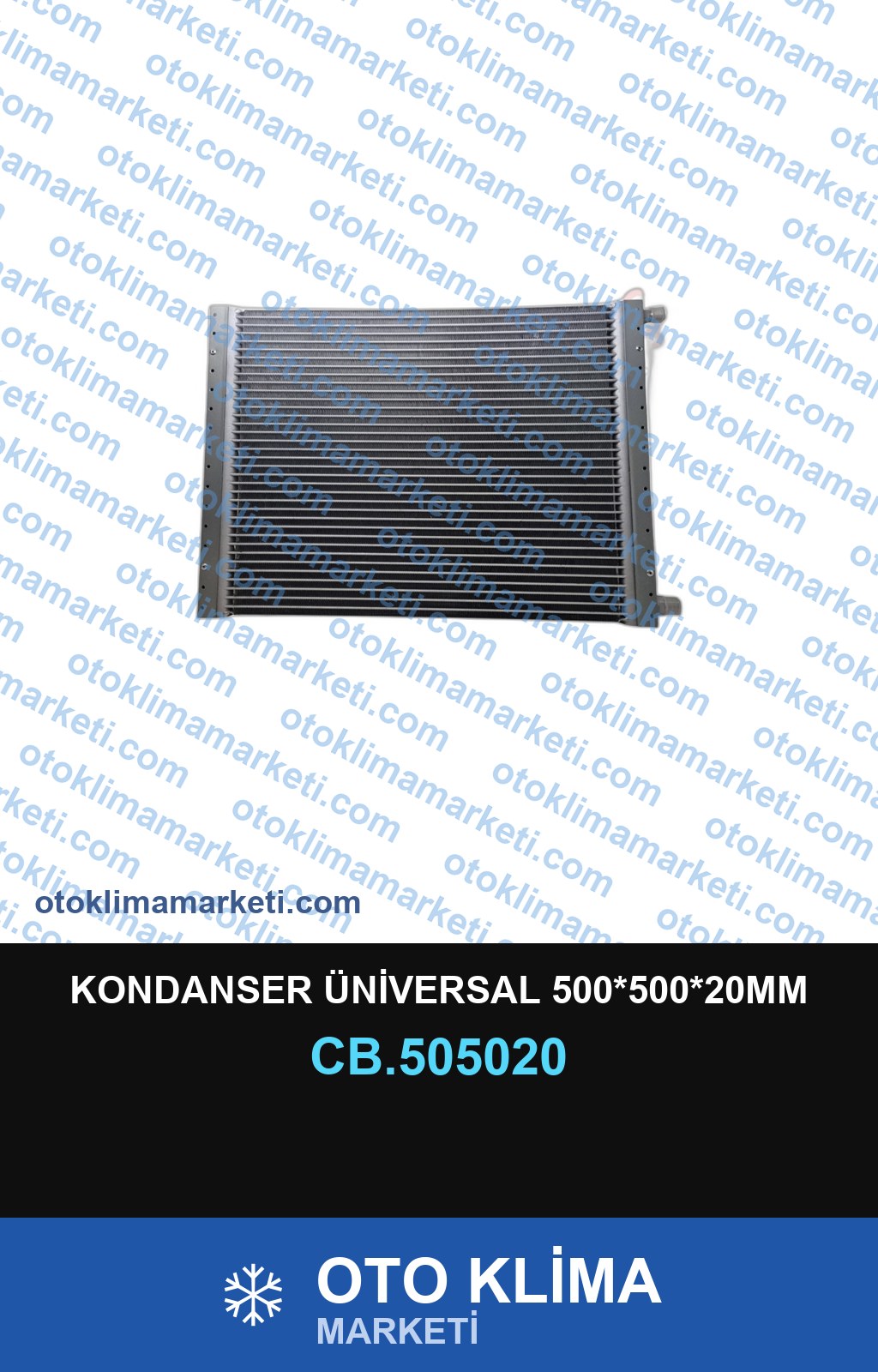 KONDANSER ÜNİVERSAL 500*500*20MM