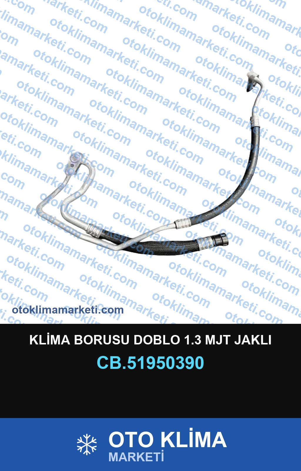 KLİMA BORUSU DOBLO 1.3 MJT JAKLI