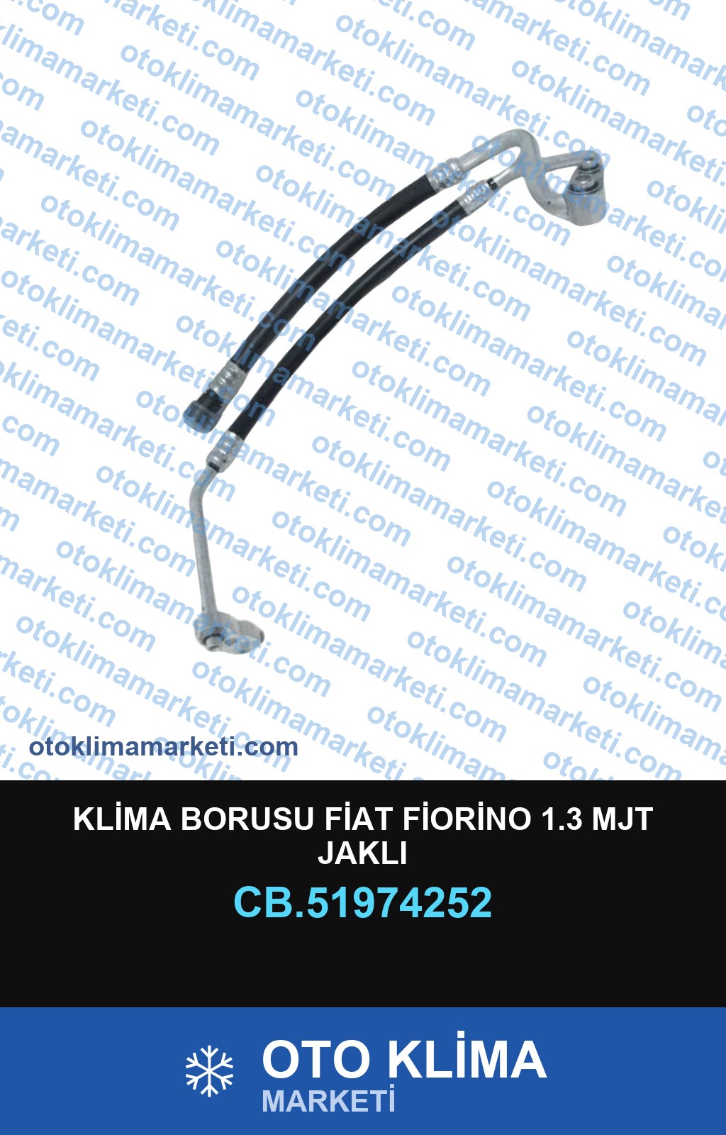 KLİMA BORUSU FİAT FİORİNO 1.3 MJT JAKLI