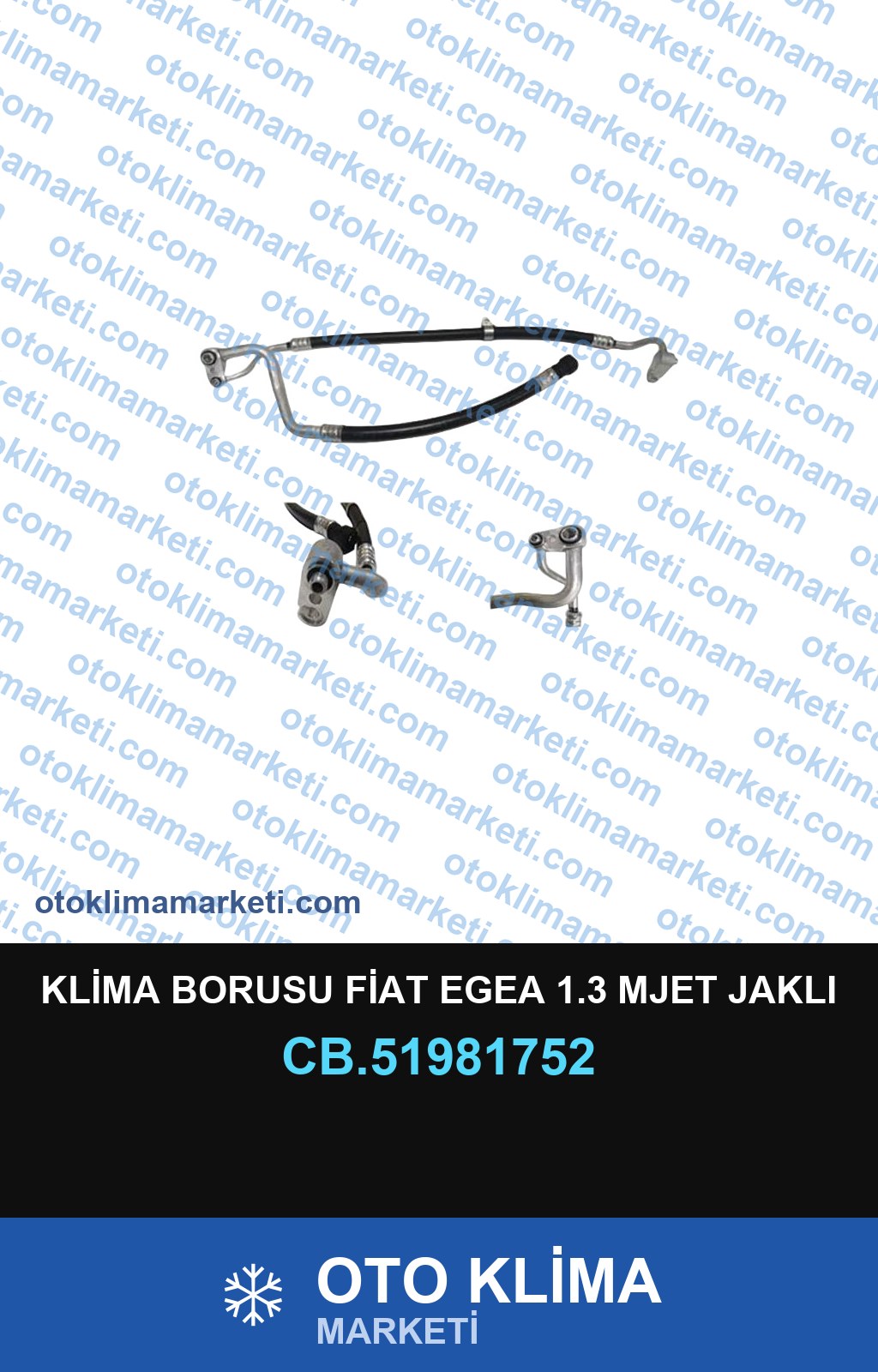 KLİMA BORUSU FİAT EGEA 1.3 MJET JAKLI
