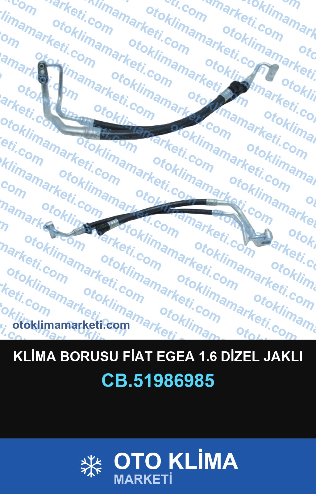 KLİMA BORUSU FİAT EGEA 1.6 DİZEL JAKLI