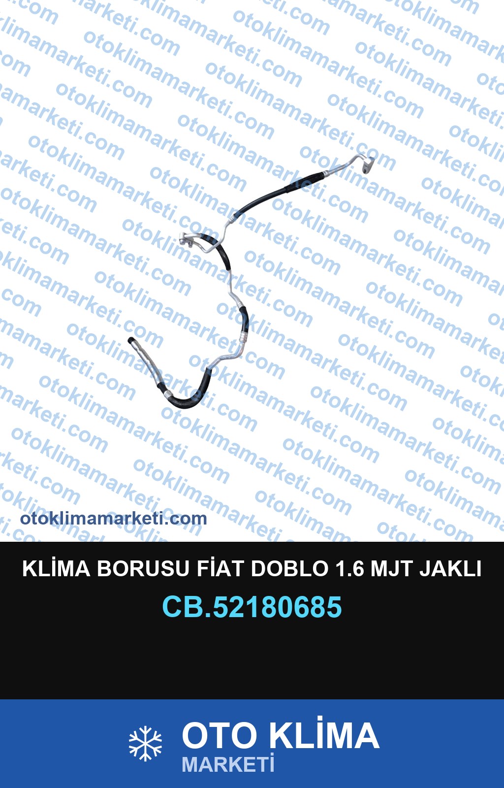 KLİMA BORUSU FİAT DOBLO 1.6 MJT JAKLI