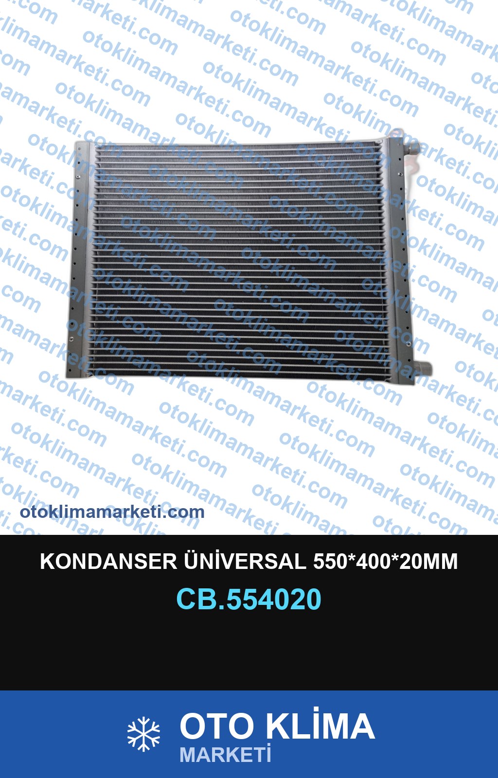 KONDANSER ÜNİVERSAL 550*400*20MM