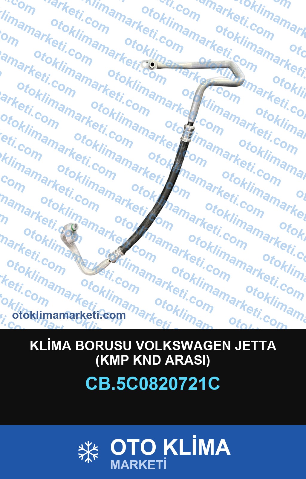 KLİMA BORUSU VOLKSWAGEN JETTA (KMP KND ARASI)