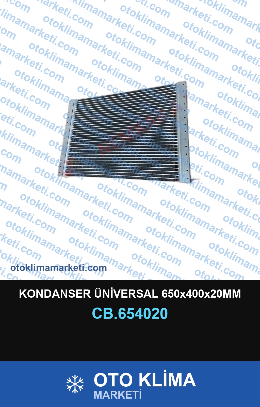 KONDANSER ÜNİVERSAL 650x400x20MM