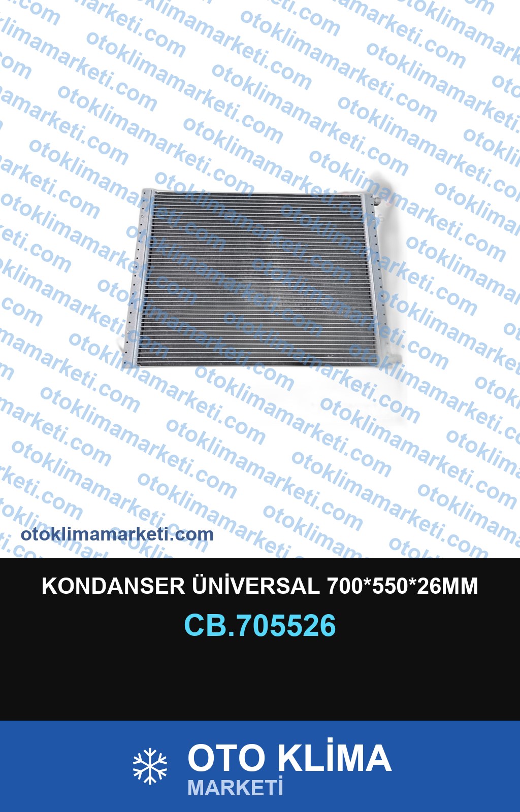 KONDANSER ÜNİVERSAL 700*550*26MM