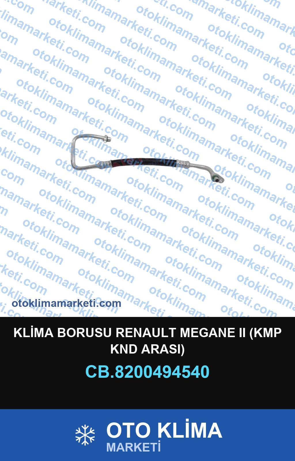 KLİMA BORUSU RENAULT MEGANE II (KMP KND ARASI)