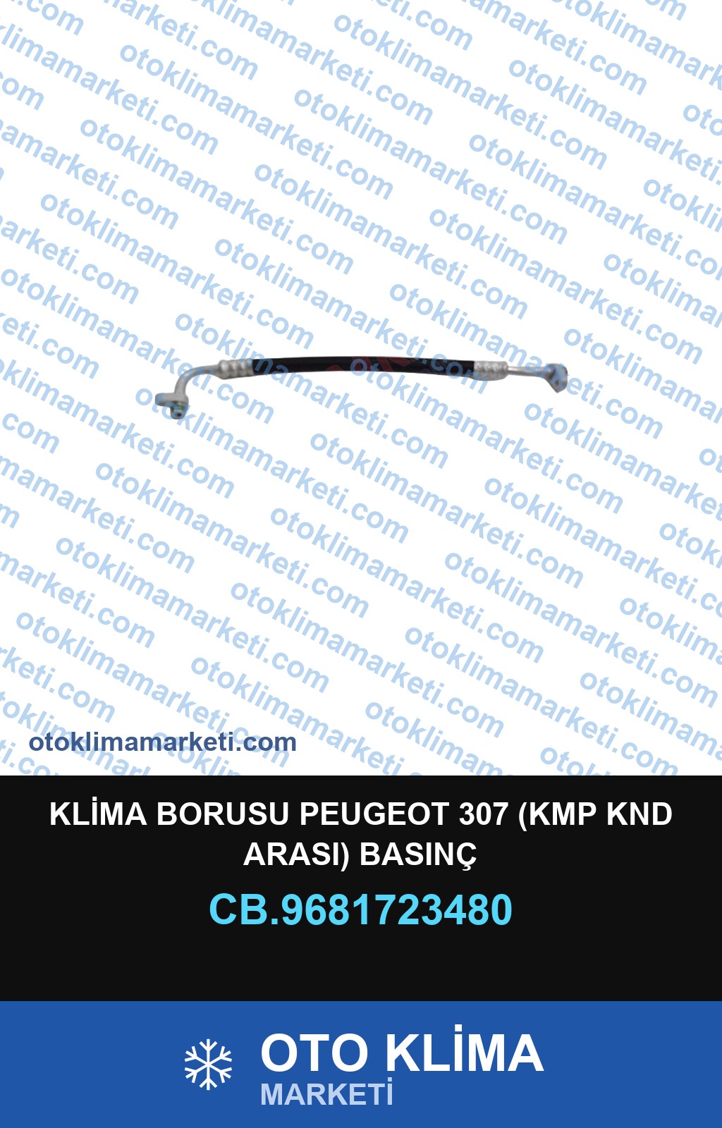 KLİMA BORUSU PEUGEOT 307 (KMP KND ARASI) BASINÇ