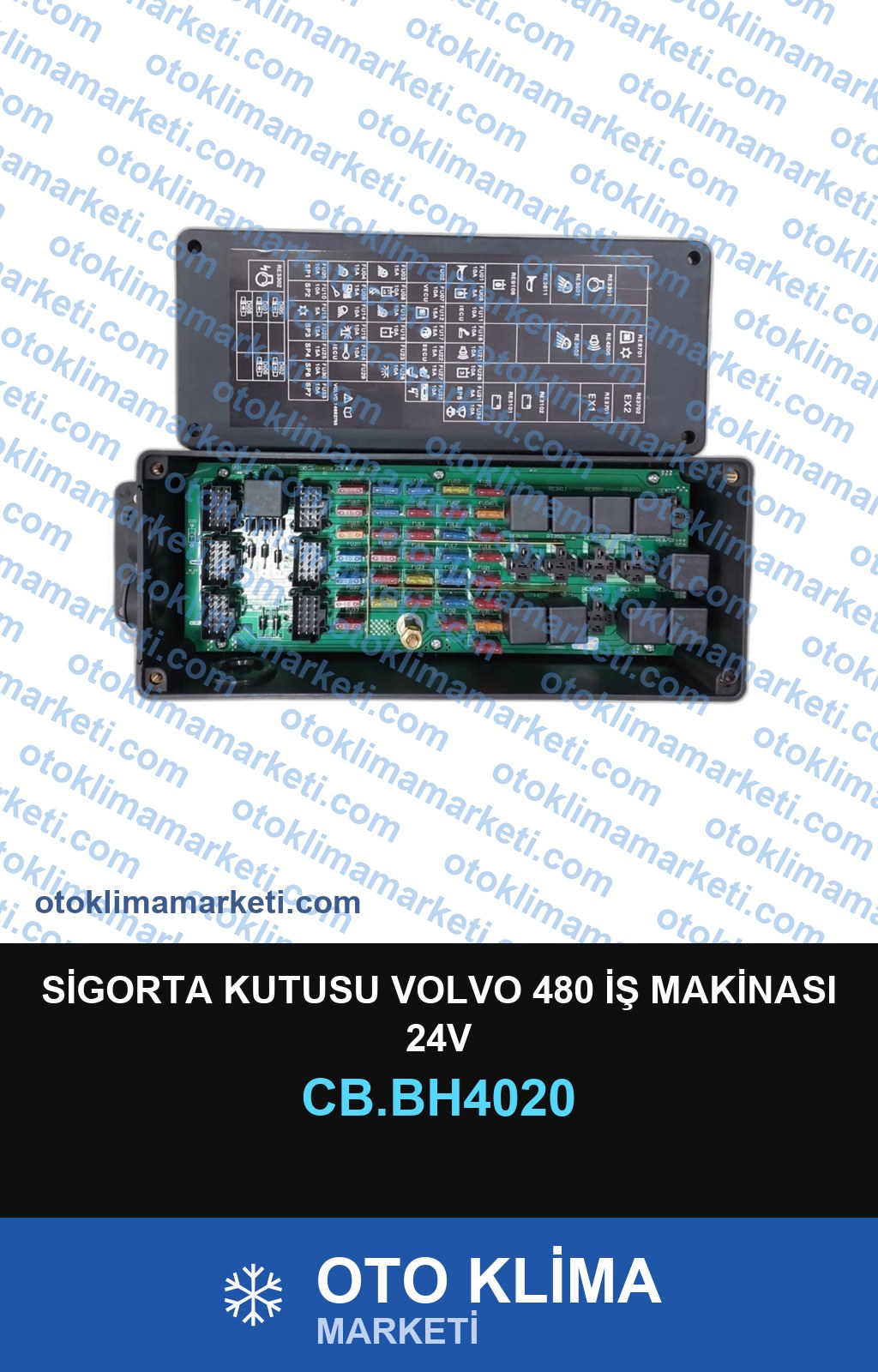 SİGORTA KUTUSU VOLVO 480 İŞ MAKİNASI 24V
