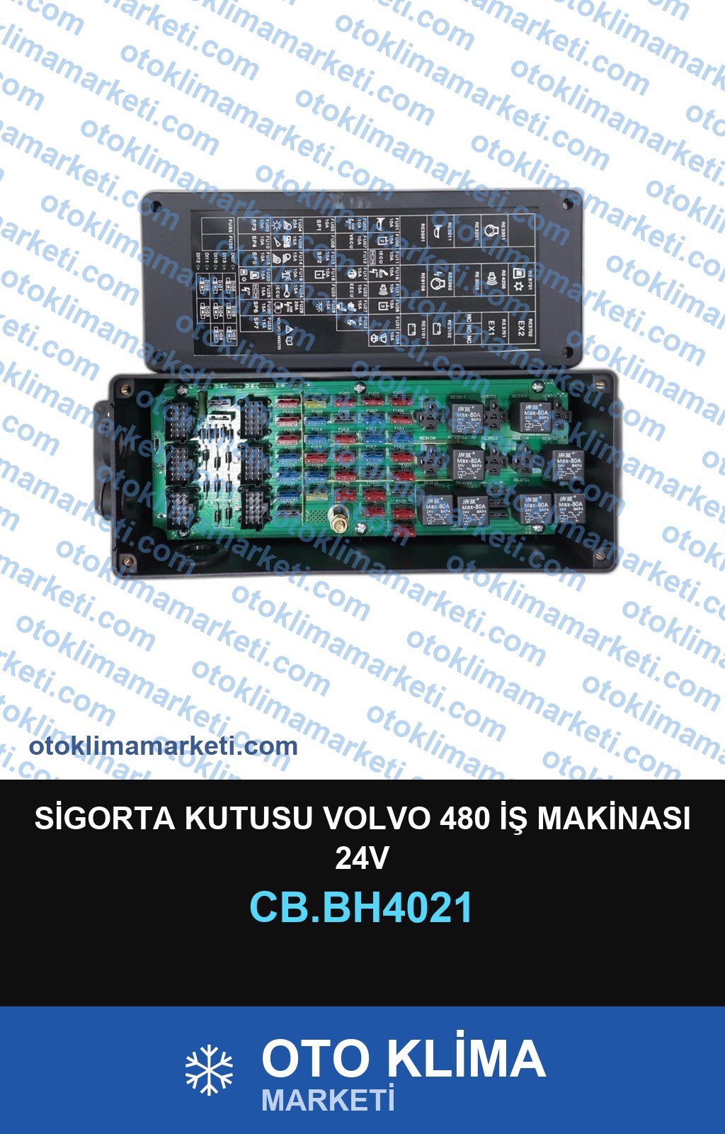 SİGORTA KUTUSU VOLVO 480 İŞ MAKİNASI 24V