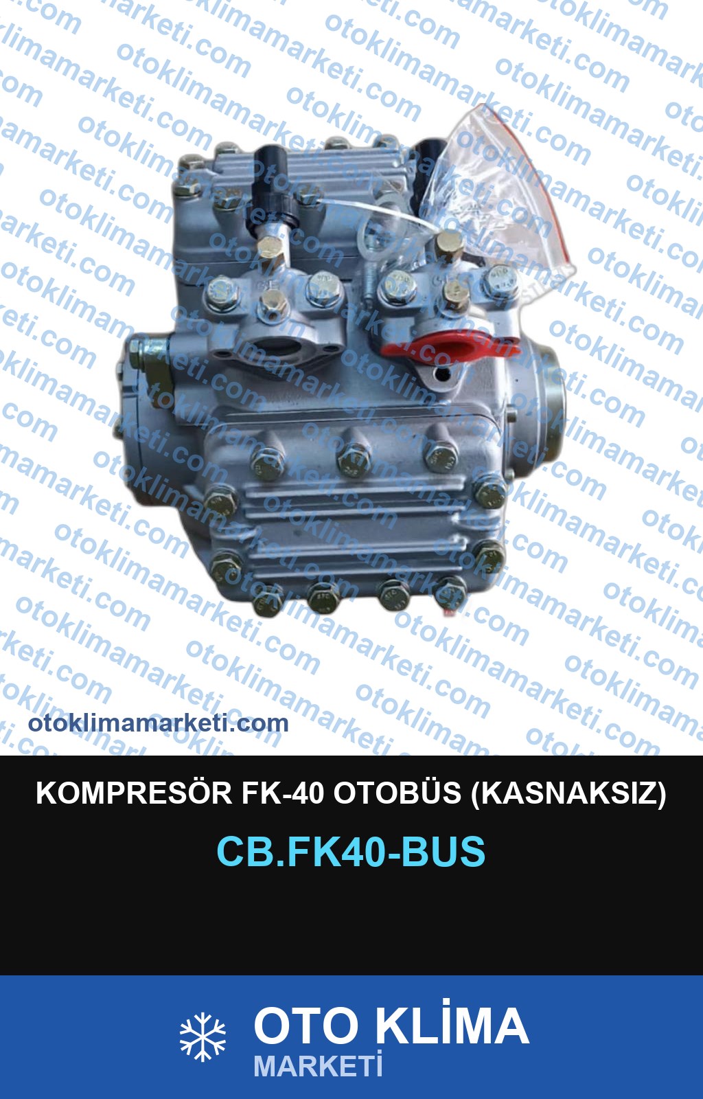KOMPRESÖR FK-40 OTOBÜS (KASNAKSIZ)