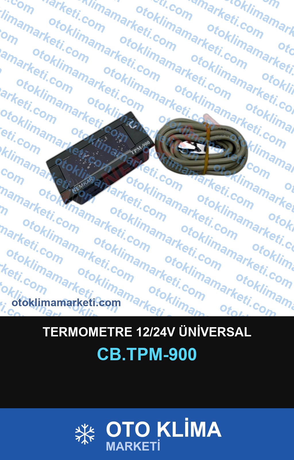 TERMOMETRE 12/24V ÜNİVERSAL