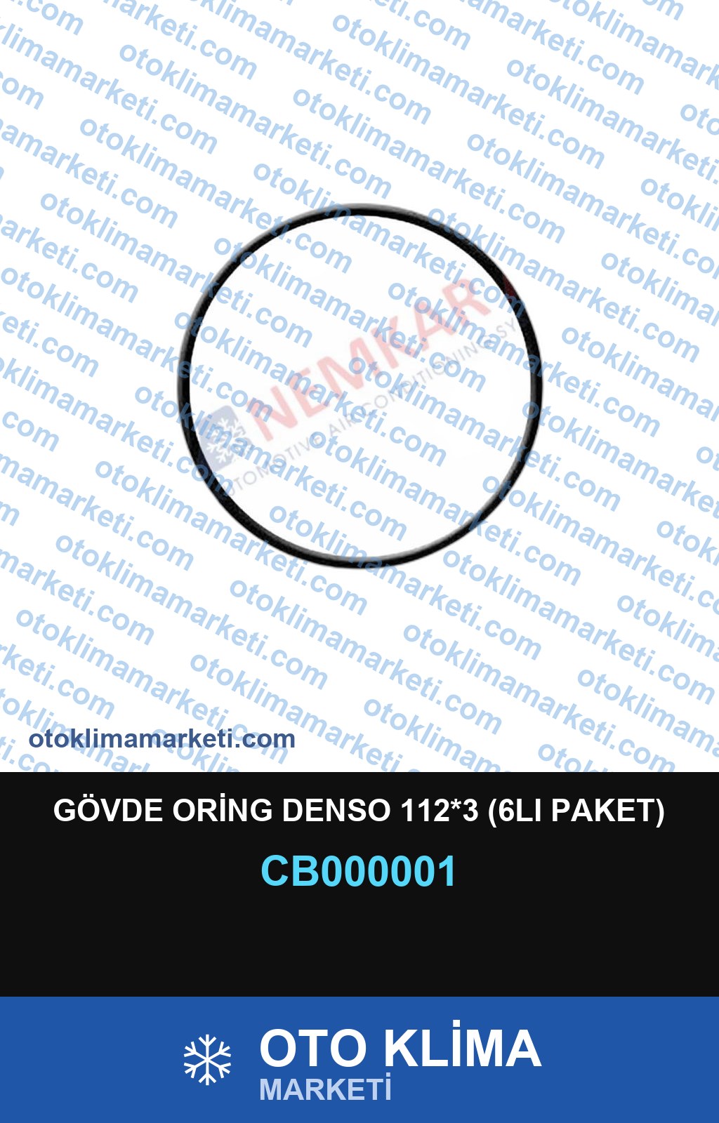 GÖVDE ORİNG DENSO 112*3 (6LI PAKET)