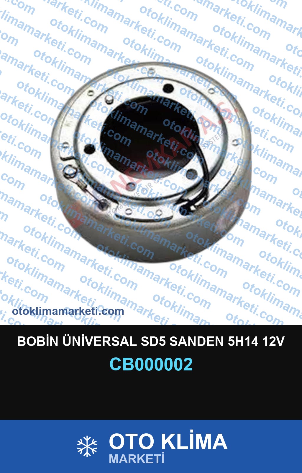 BOBİN ÜNİVERSAL SD5 SANDEN 5H14 12V