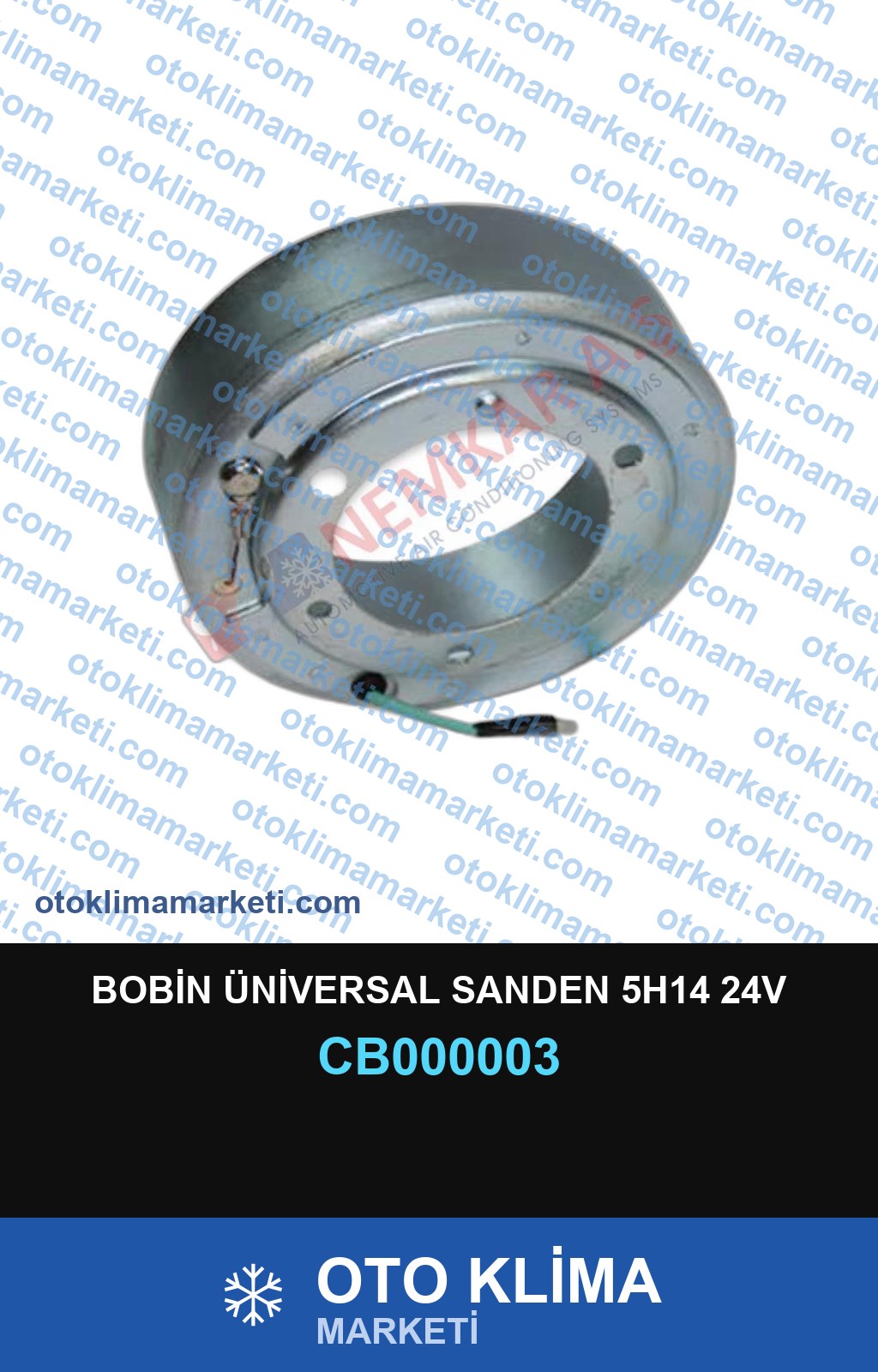 BOBİN ÜNİVERSAL SANDEN 5H14 24V