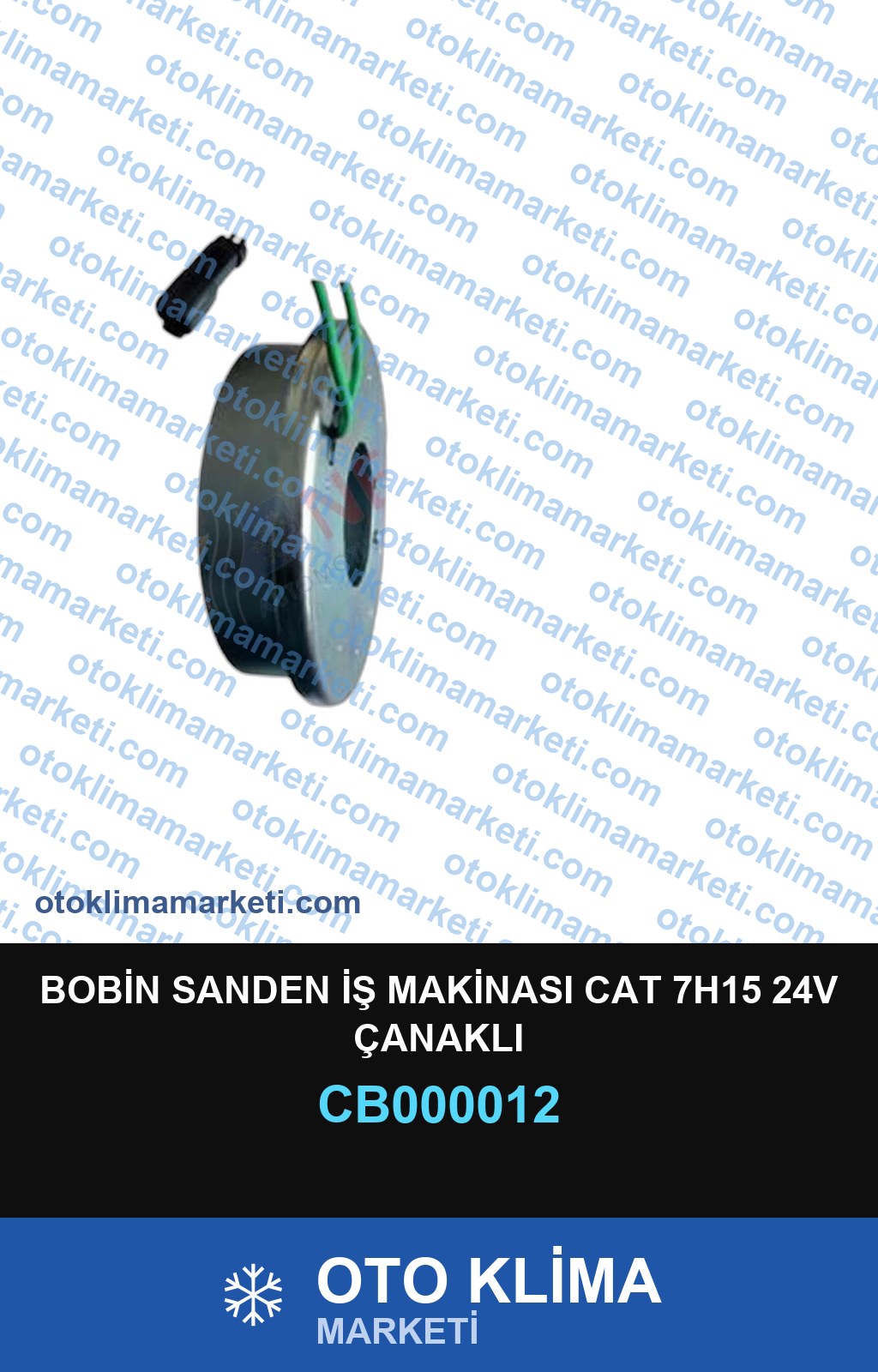 BOBİN SANDEN İŞ MAKİNASI CAT 7H15 24V ÇANAKLI