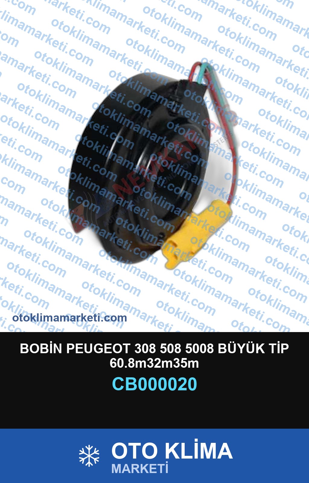 BOBİN PEUGEOT 308 508 5008 BÜYÜK TİP 60.8m32m35m