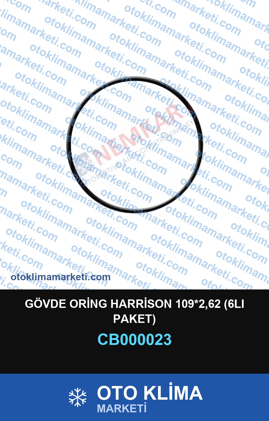 GÖVDE ORİNG HARRİSON 109*2,62 (6LI PAKET)