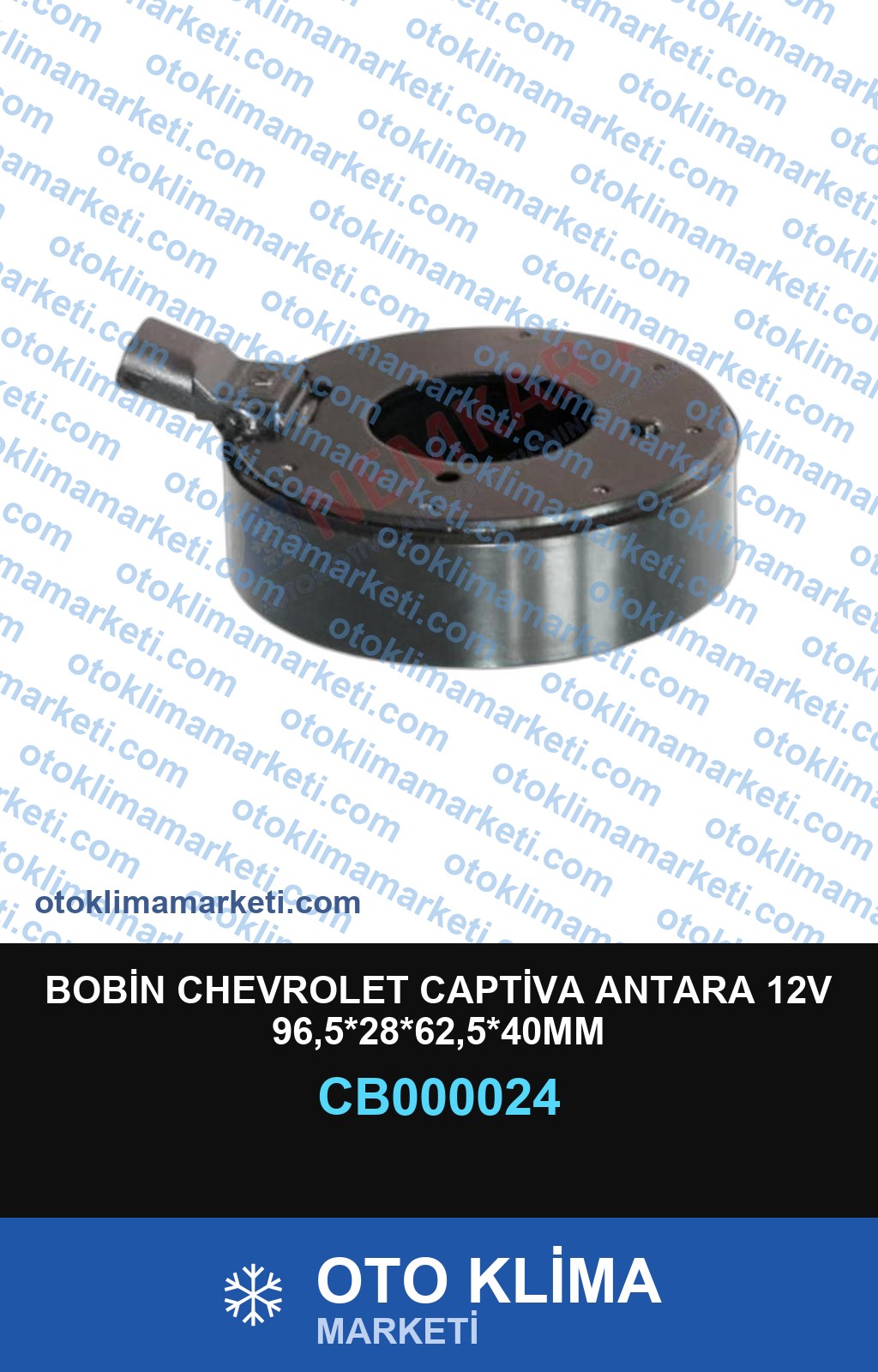 BOBİN CHEVROLET CAPTİVA ANTARA 12V 96,5*28*62,5*40MM