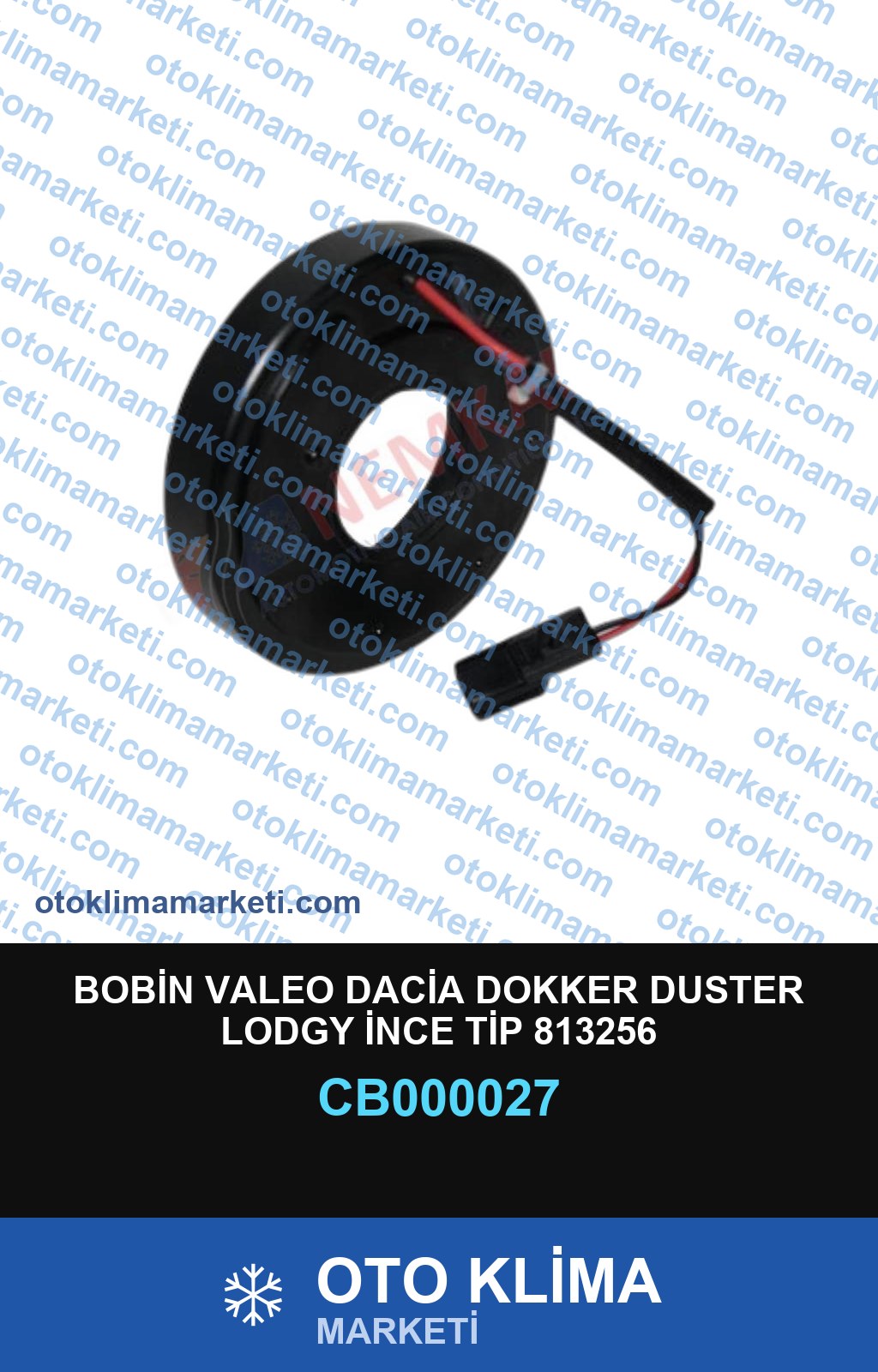 BOBİN VALEO DACİA DOKKER DUSTER LODGY İNCE TİP 813256