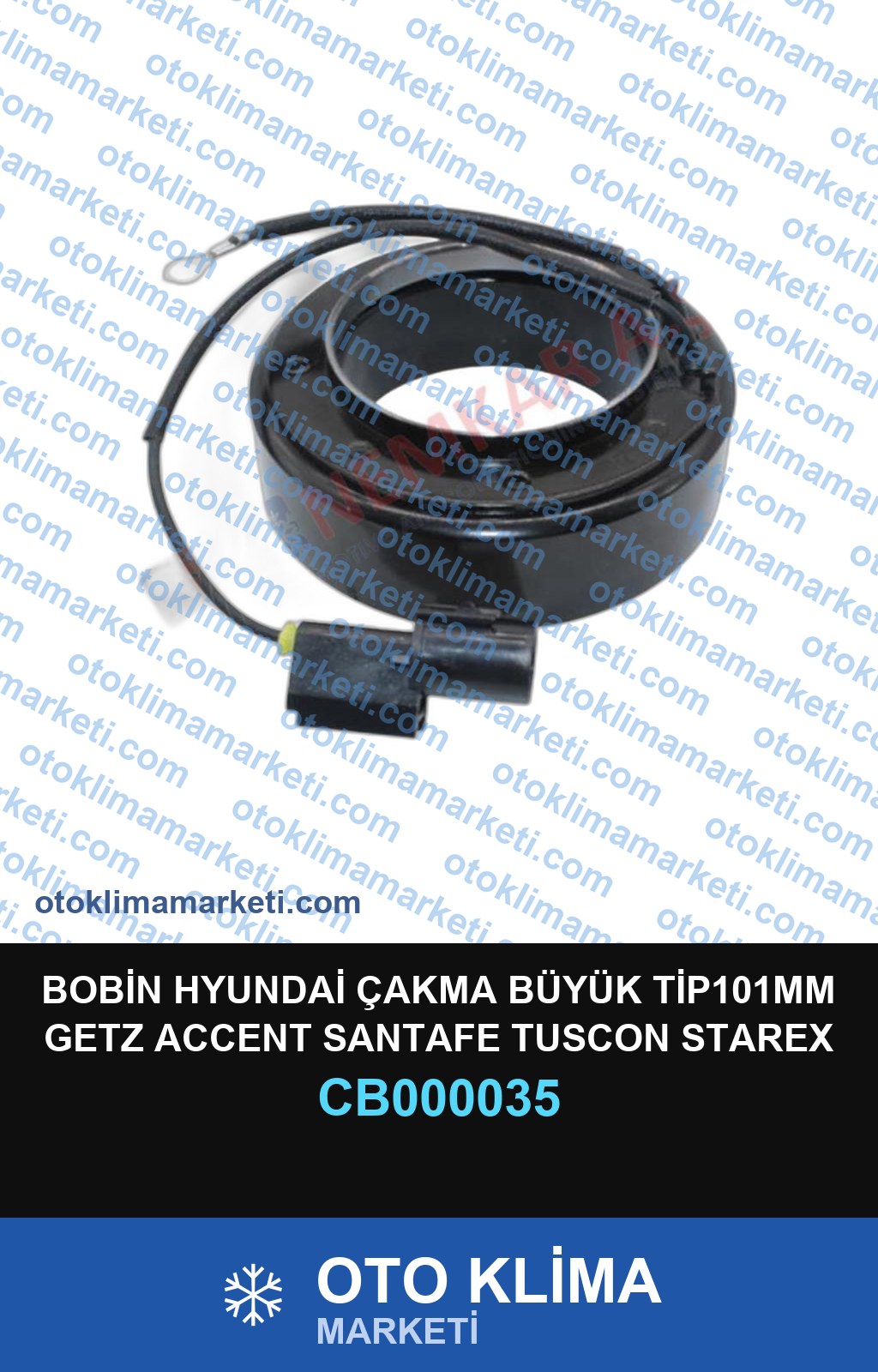 BOBİN HYUNDAİ ÇAKMA BÜYÜK TİP101MM GETZ ACCENT SANTAFE TUSCON STAREX