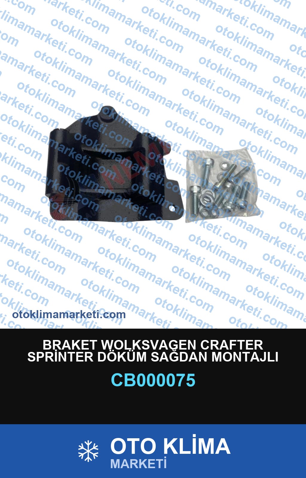 BRAKET WOLKSVAGEN CRAFTER SPRİNTER DÖKÜM SAĞDAN MONTAJLI KAYIŞ NO 6PK 2290 ÇİFT TARAFLI KAYIŞ 6PK 2285 NORMAL KAYIŞ