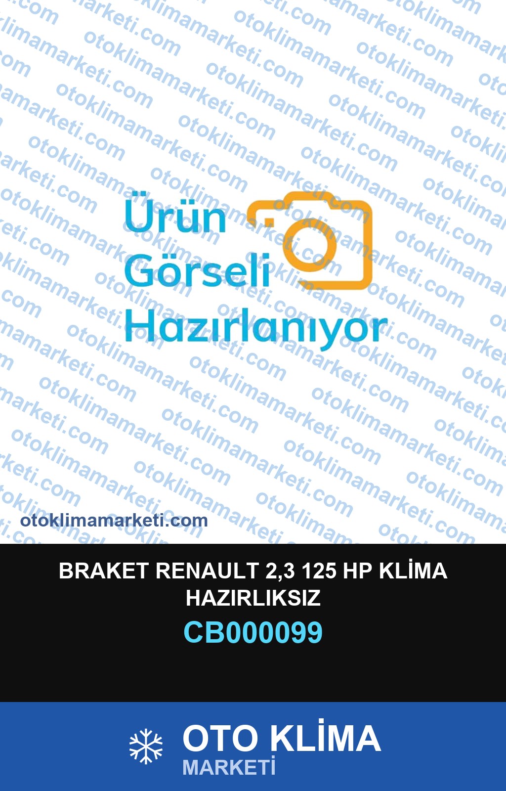 BRAKET RENAULT 2,3 125 HP KLİMA HAZIRLIKSIZ