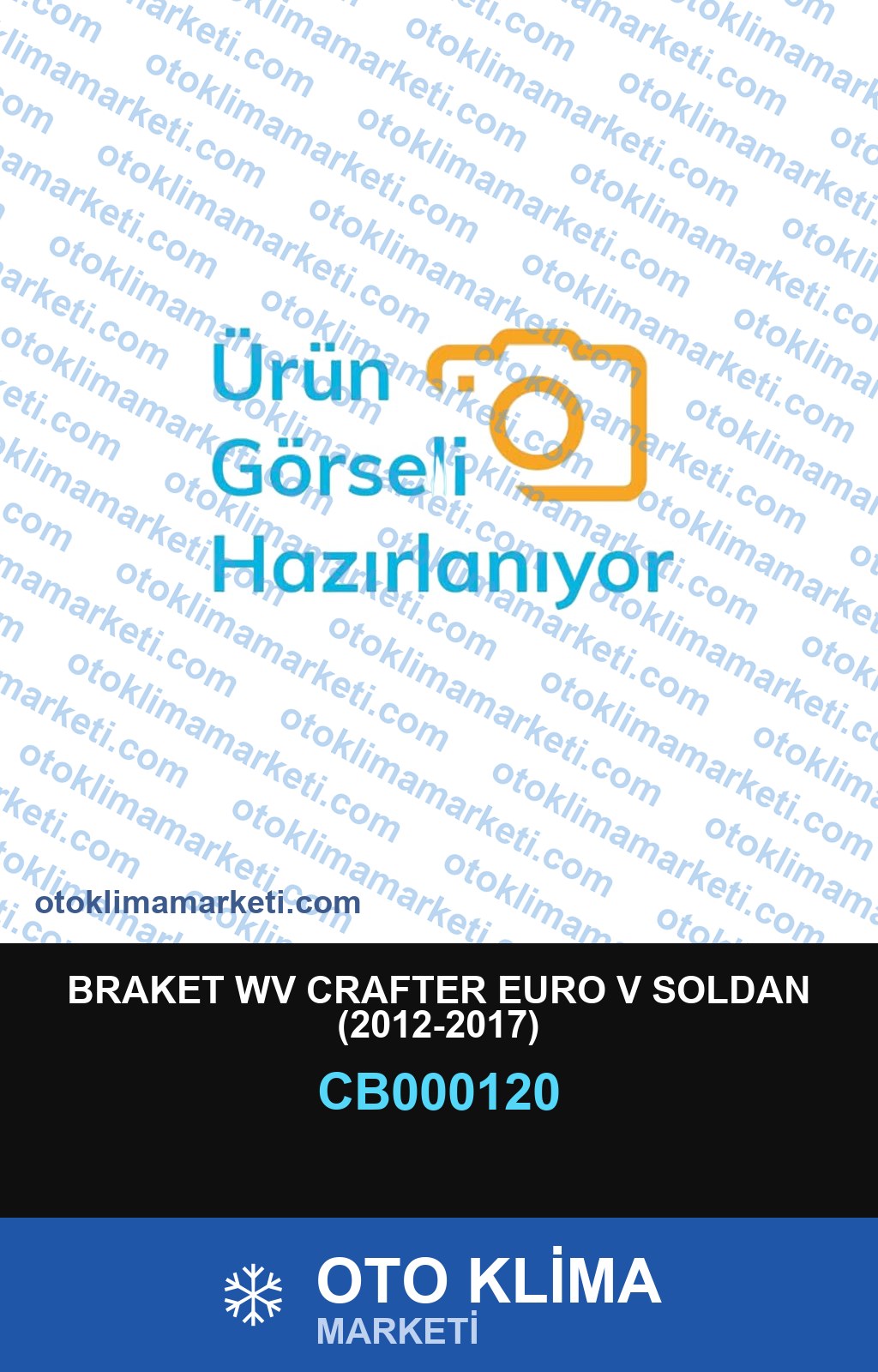 BRAKET WV CRAFTER EURO V SOLDAN (2012-2017)