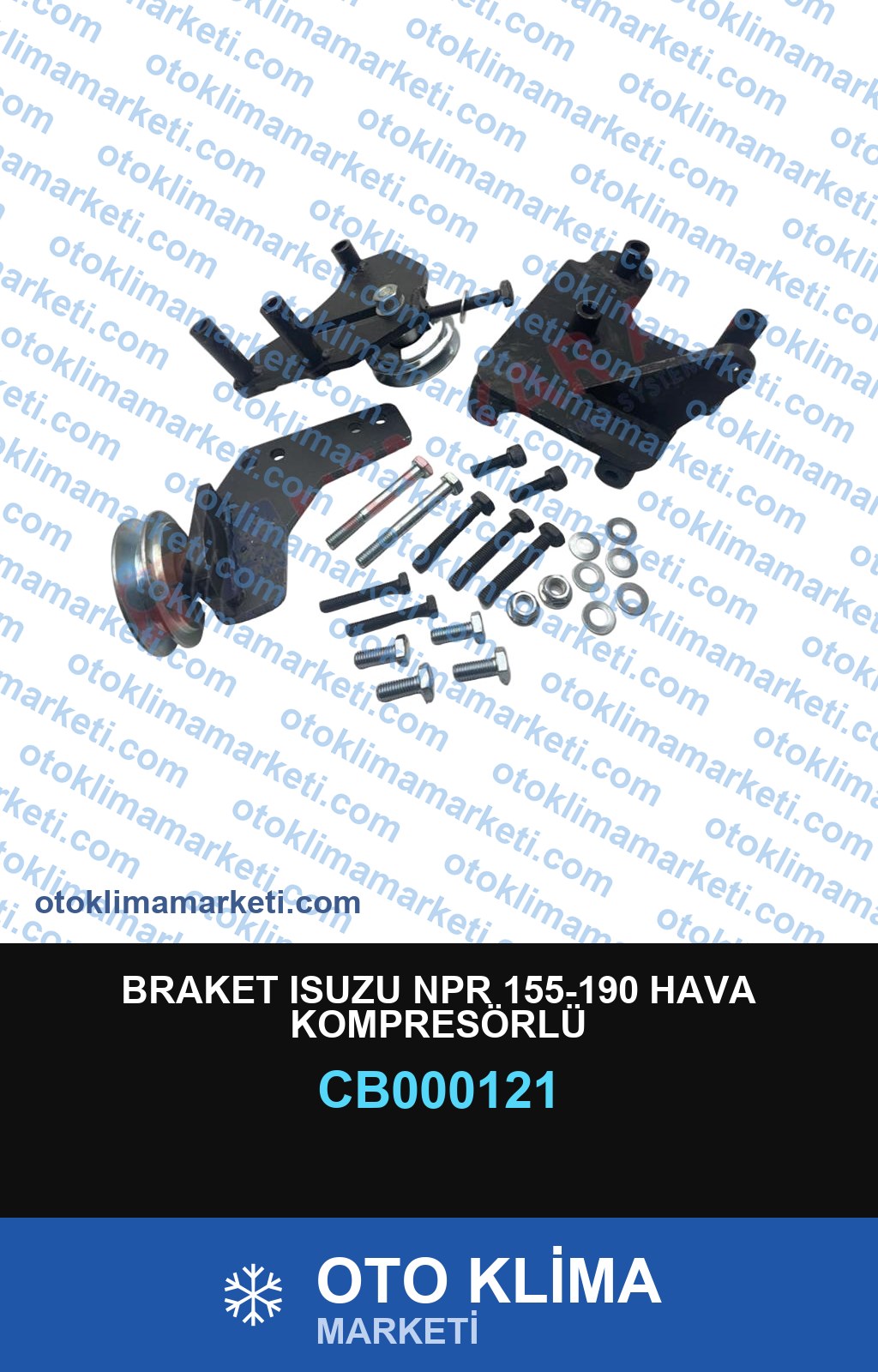BRAKET ISUZU NPR 155-190 HAVA KOMPRESÖRLÜ