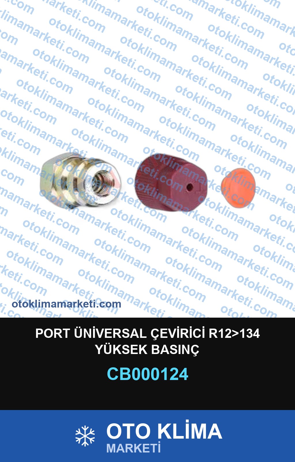 PORT ÜNİVERSAL ÇEVİRİCİ R12>134 YÜKSEK BASINÇ