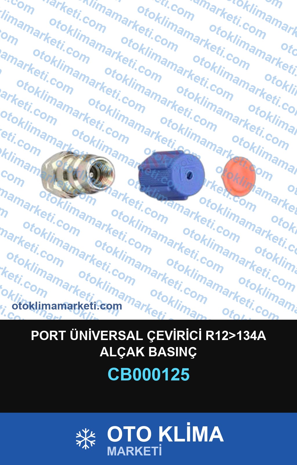 PORT ÜNİVERSAL ÇEVİRİCİ R12>134A ALÇAK BASINÇ