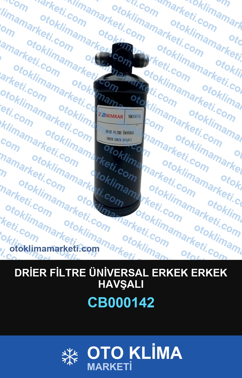 DRİER FİLTRE ÜNİVERSAL ERKEK ERKEK HAVŞALI