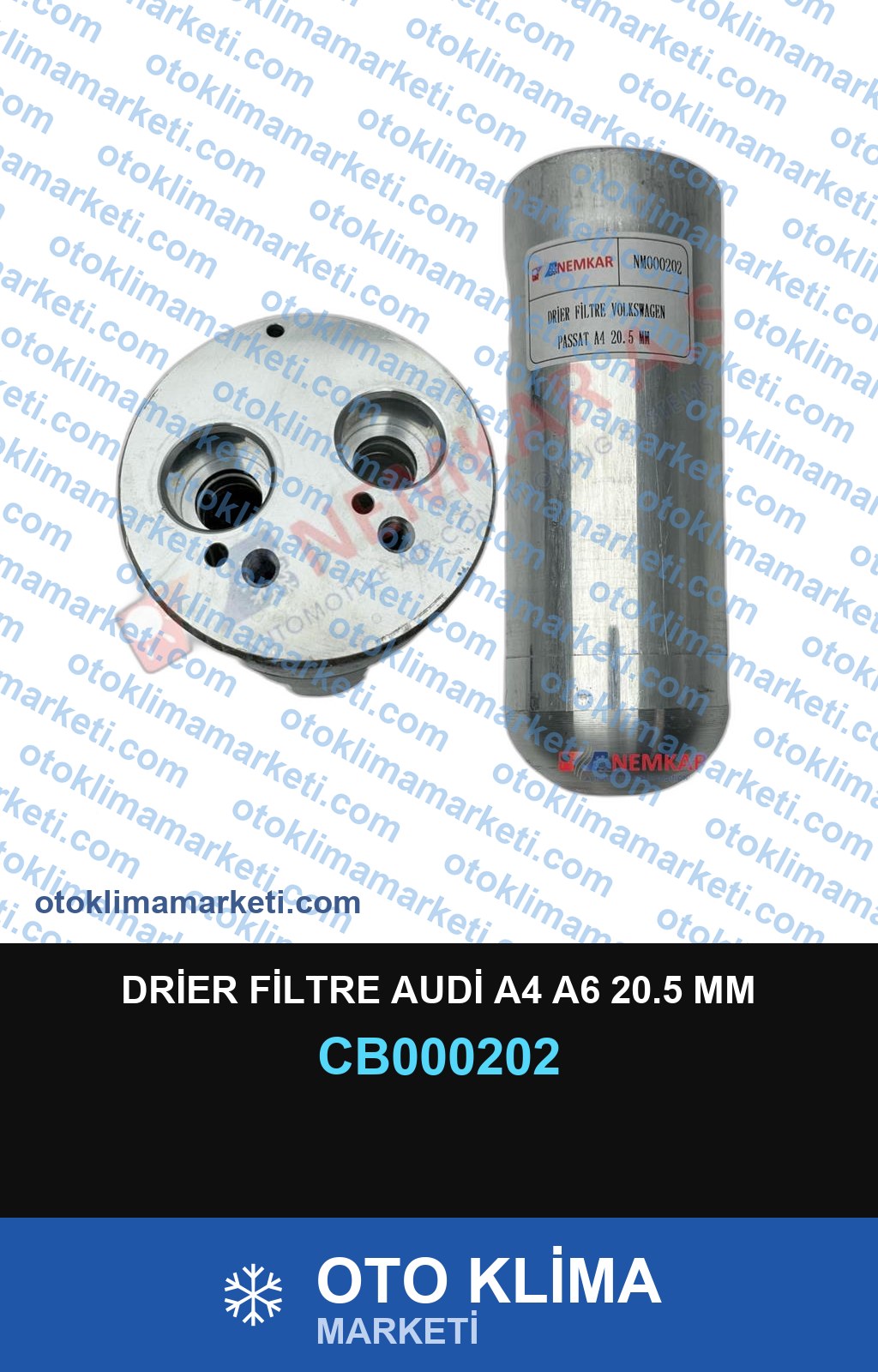 DRİER FİLTRE AUDİ A4 A6 20.5 MM