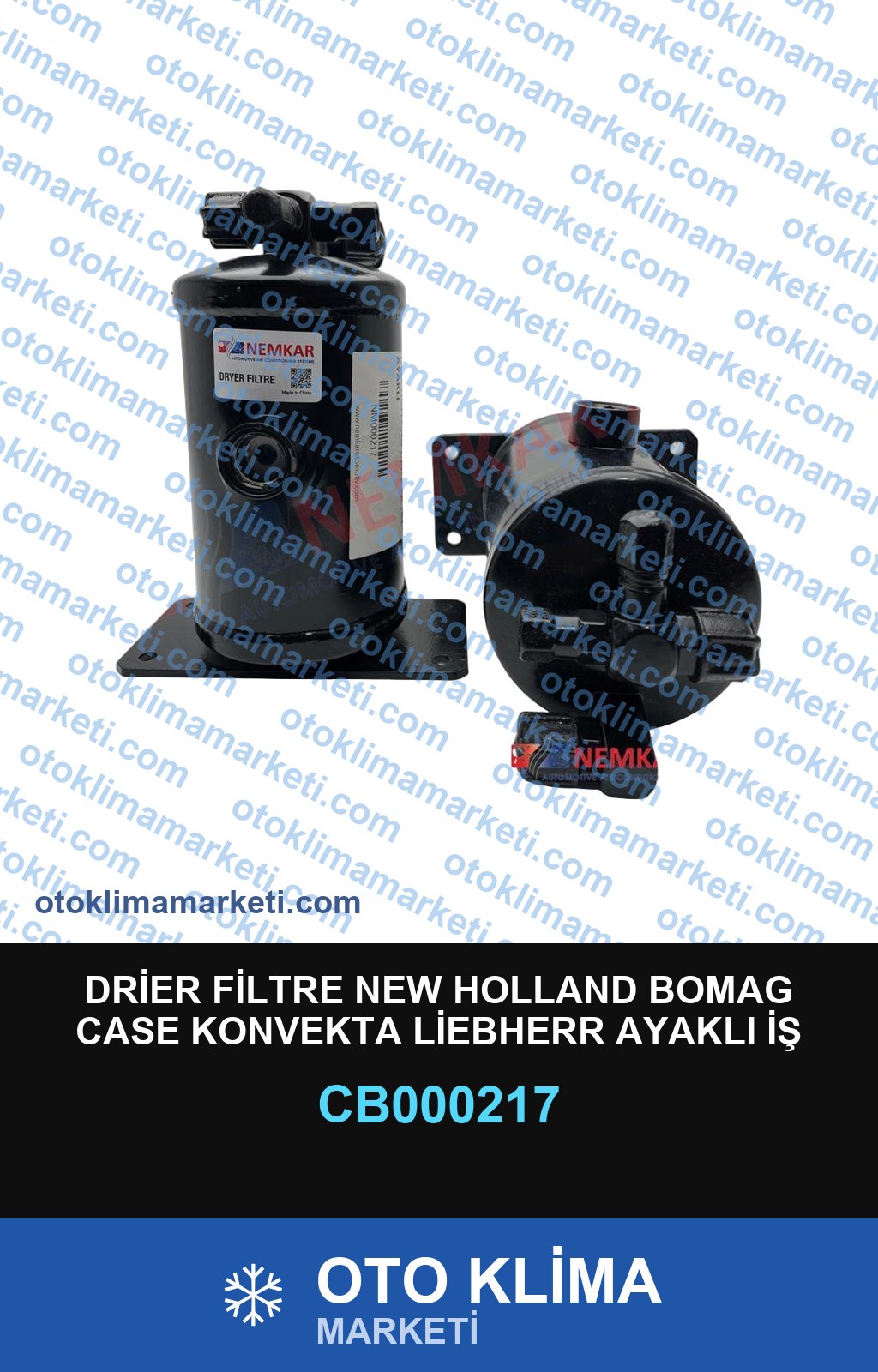 DRİER FİLTRE NEW HOLLAND BOMAG CASE KONVEKTA LİEBHERR AYAKLI İŞ MAK