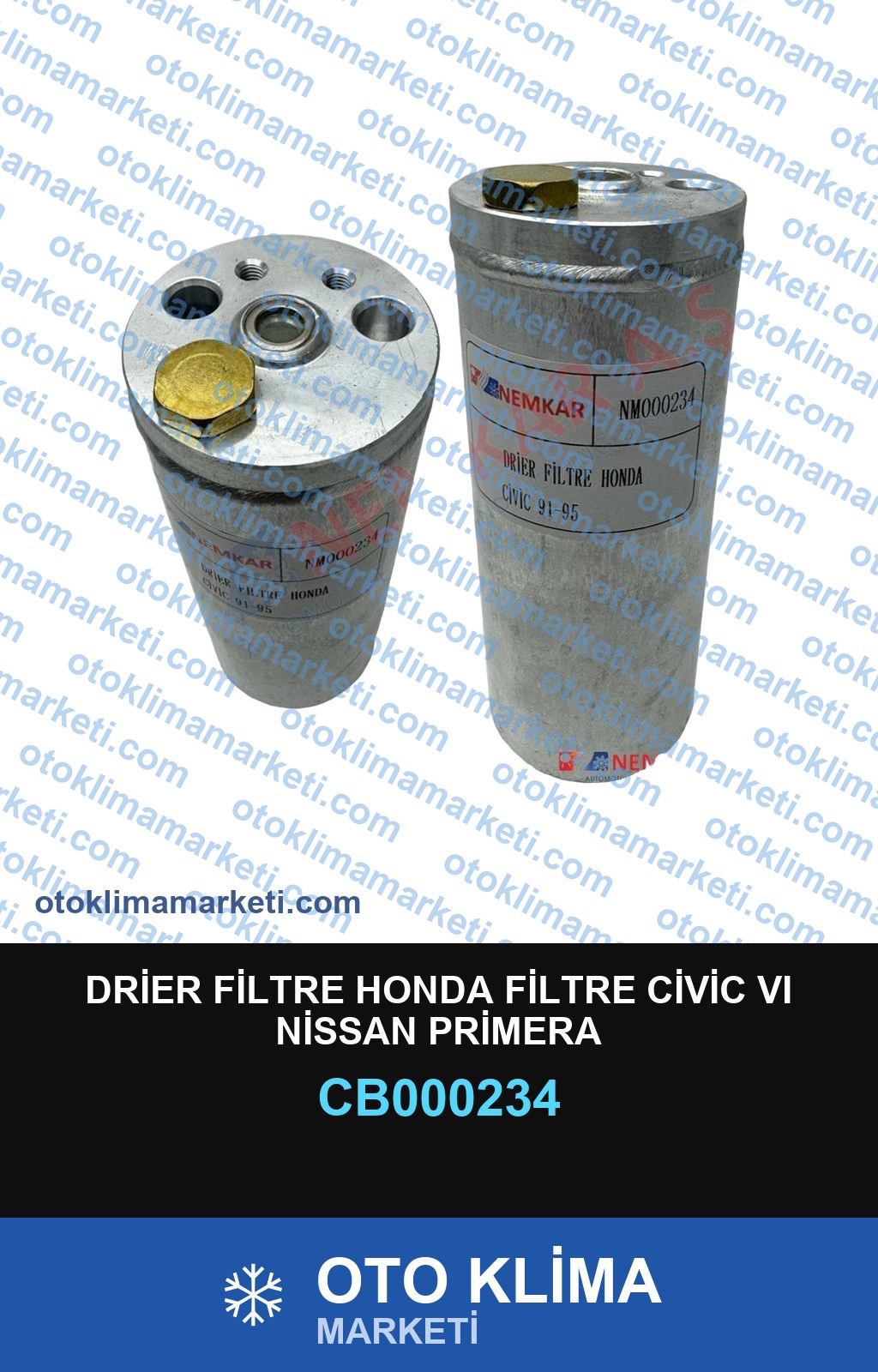 DRİER FİLTRE HONDA FİLTRE CİVİC VI NİSSAN PRİMERA