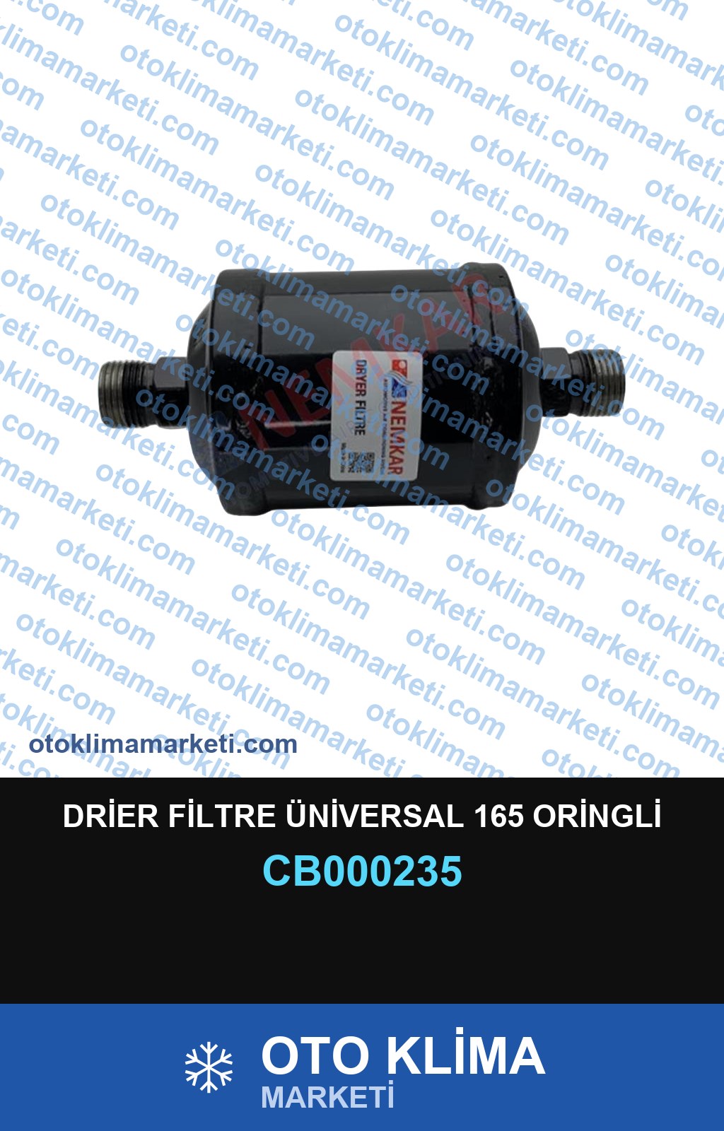 DRİER FİLTRE ÜNİVERSAL 165 ORİNGLİ