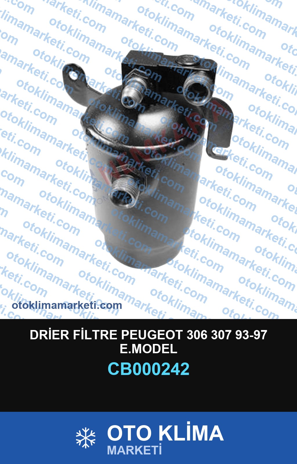 DRİER FİLTRE PEUGEOT 306 307 93-97 E.MODEL