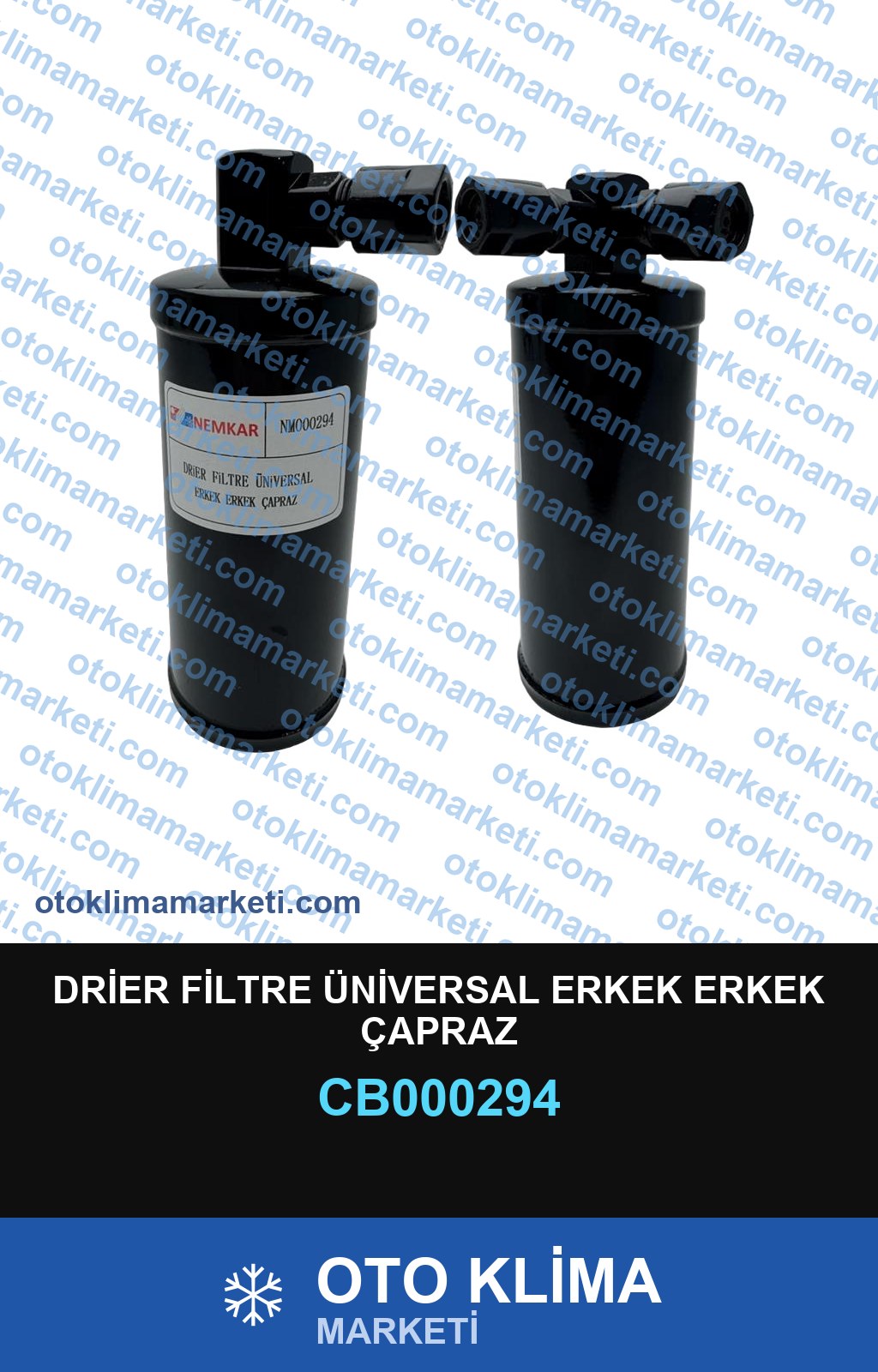 DRİER FİLTRE ÜNİVERSAL ERKEK ERKEK ÇAPRAZ