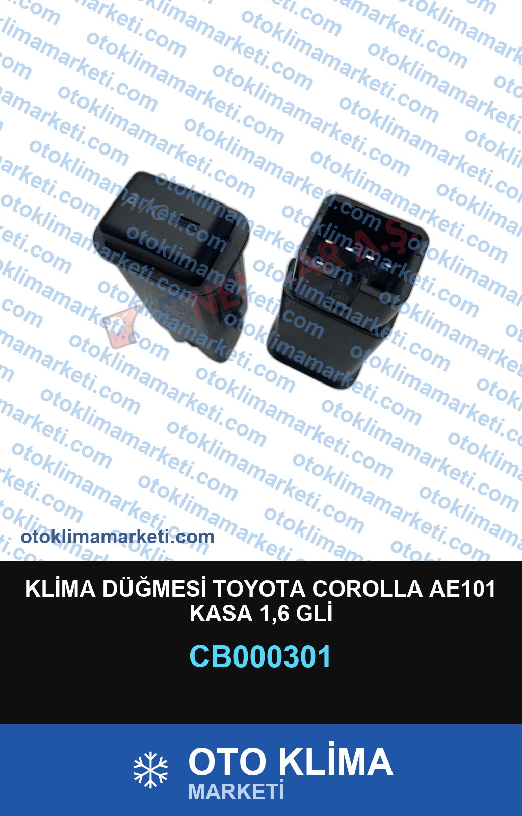 KLİMA DÜĞMESİ TOYOTA COROLLA AE101 KASA 1,6 GLİ