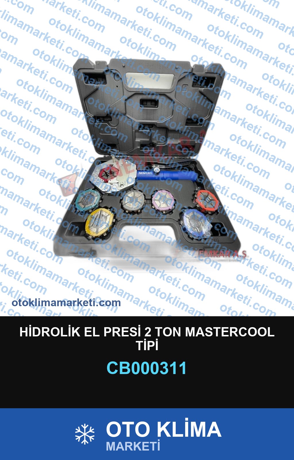 HİDROLİK EL PRESİ 2 TON MASTERCOOL TİPİ
