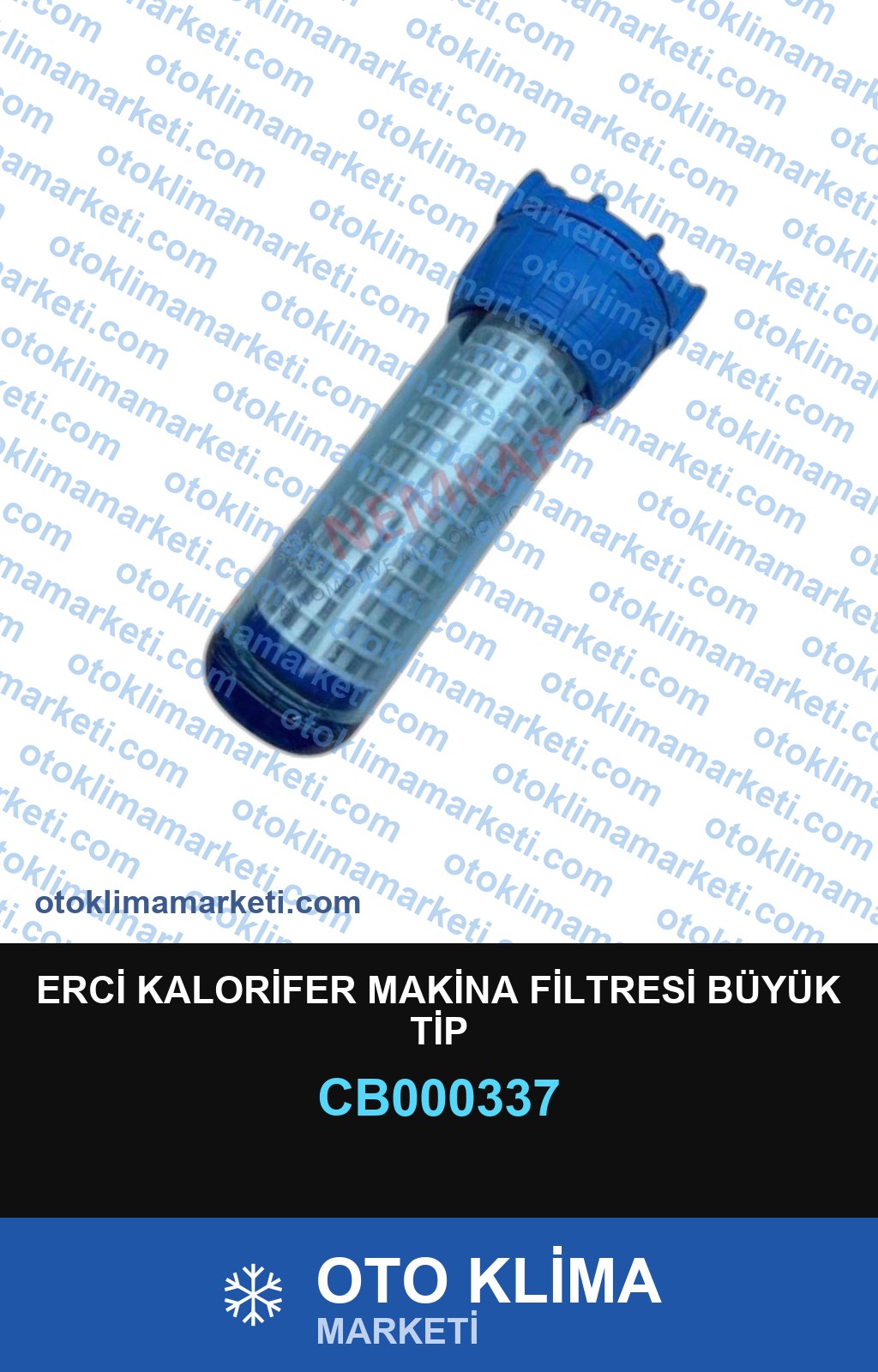 ERCİ KALORİFER MAKİNA FİLTRESİ BÜYÜK TİP